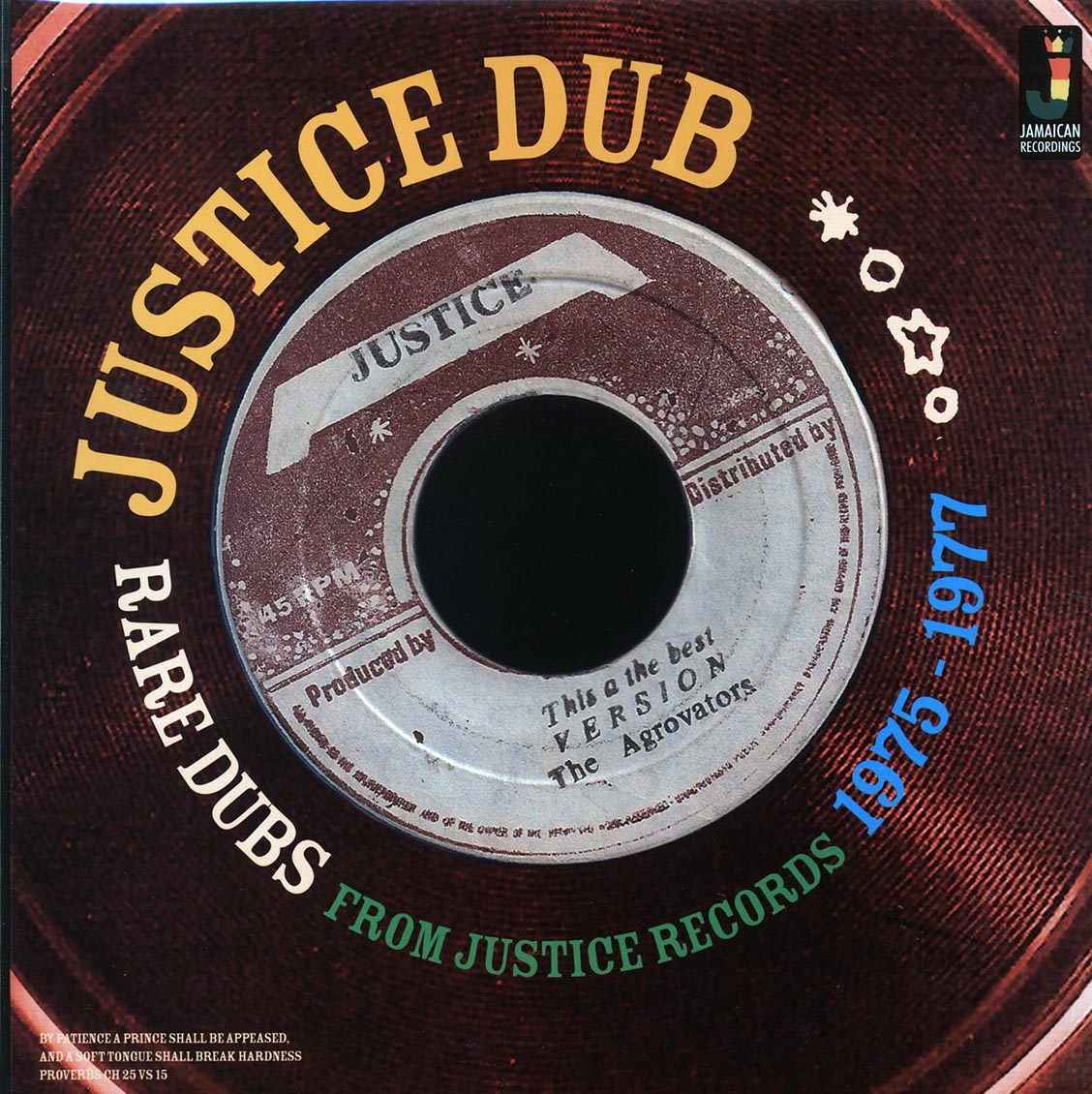 King Tubby - Justice Dub: Rare Dubs From Justice Records 1975-1977 (180g) - Vinyl LP