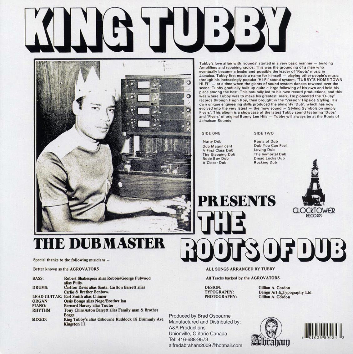 King Tubby - The Roots Of Dub - Vinyl LP, LP