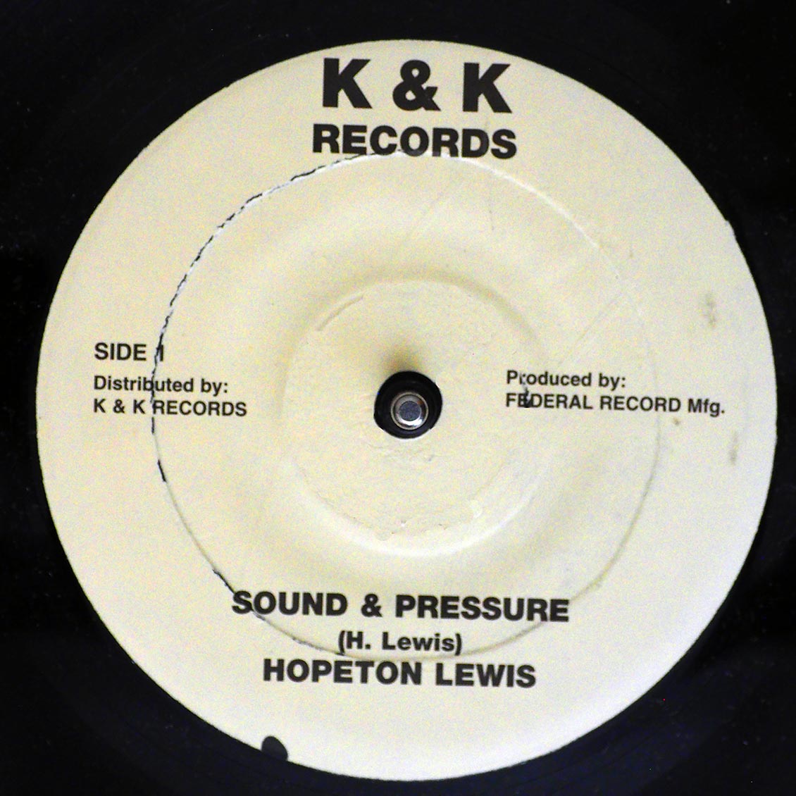 Hopeton Lewis - Sound & Pressure  /  The Record Specialists - Dynamic Pressure - 7"