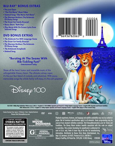 Aristocats, Aristocats, Blu-Ray