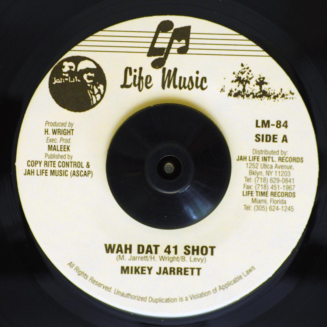 Mikey Jarrett - Wah Dat 41 Shot (rhythm: "Vacuum Sweeper") - 7"