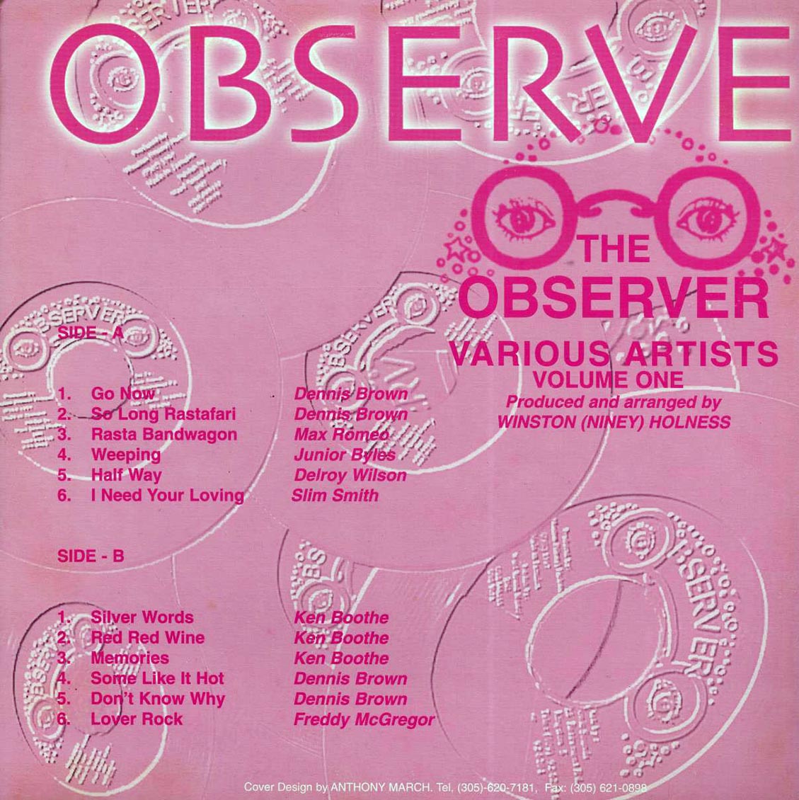 Ken Boothe, Jr. Byles, Dennis Brown, Etc. - Observer Volume 1 - Vinyl LP, LP