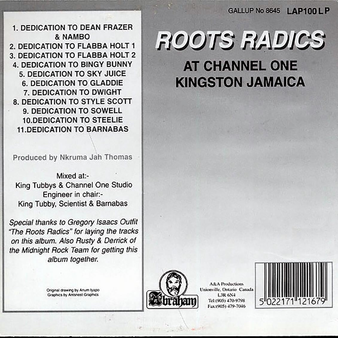 The Roots Radics - Live At Channel One (All Dub, Not Live) (colored vinyl) - Vinyl LP, LP