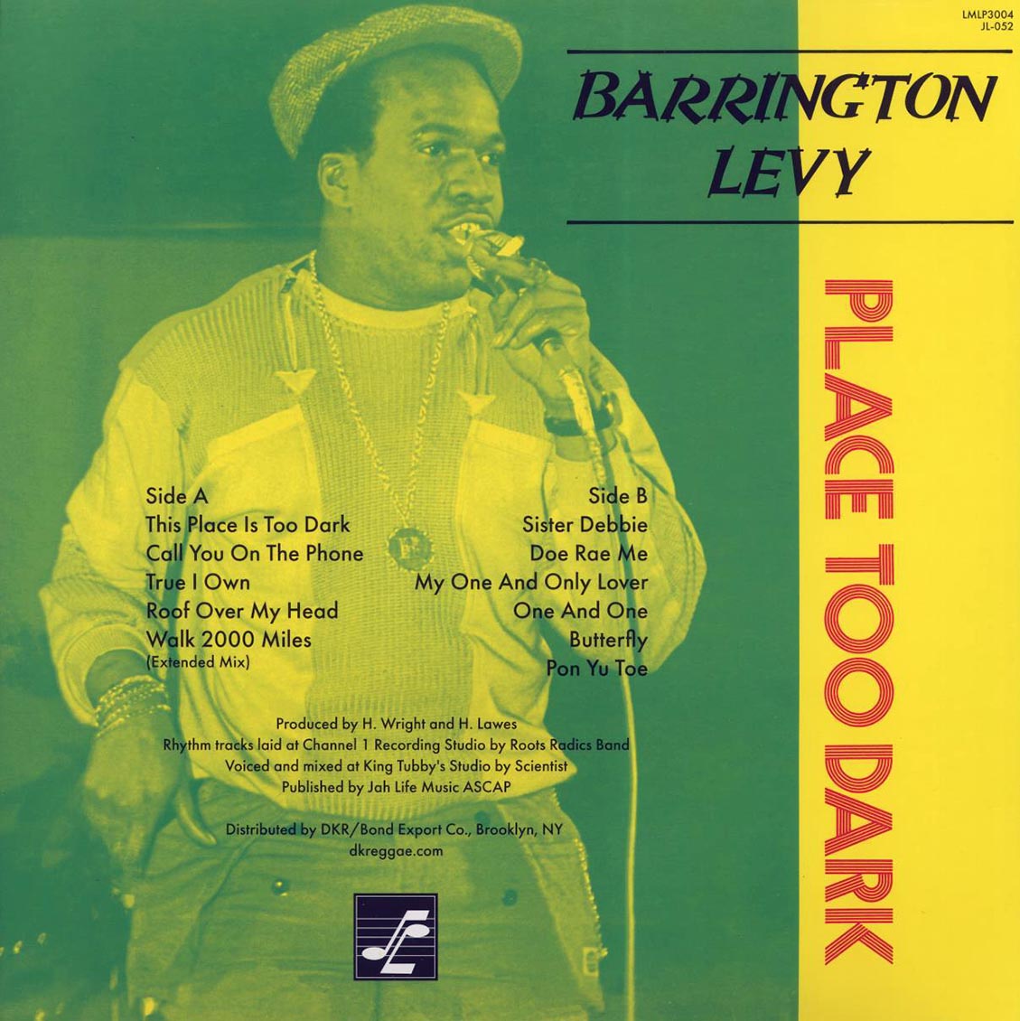 Barrington Levy - Place Too Dark - Vinyl LP, LP