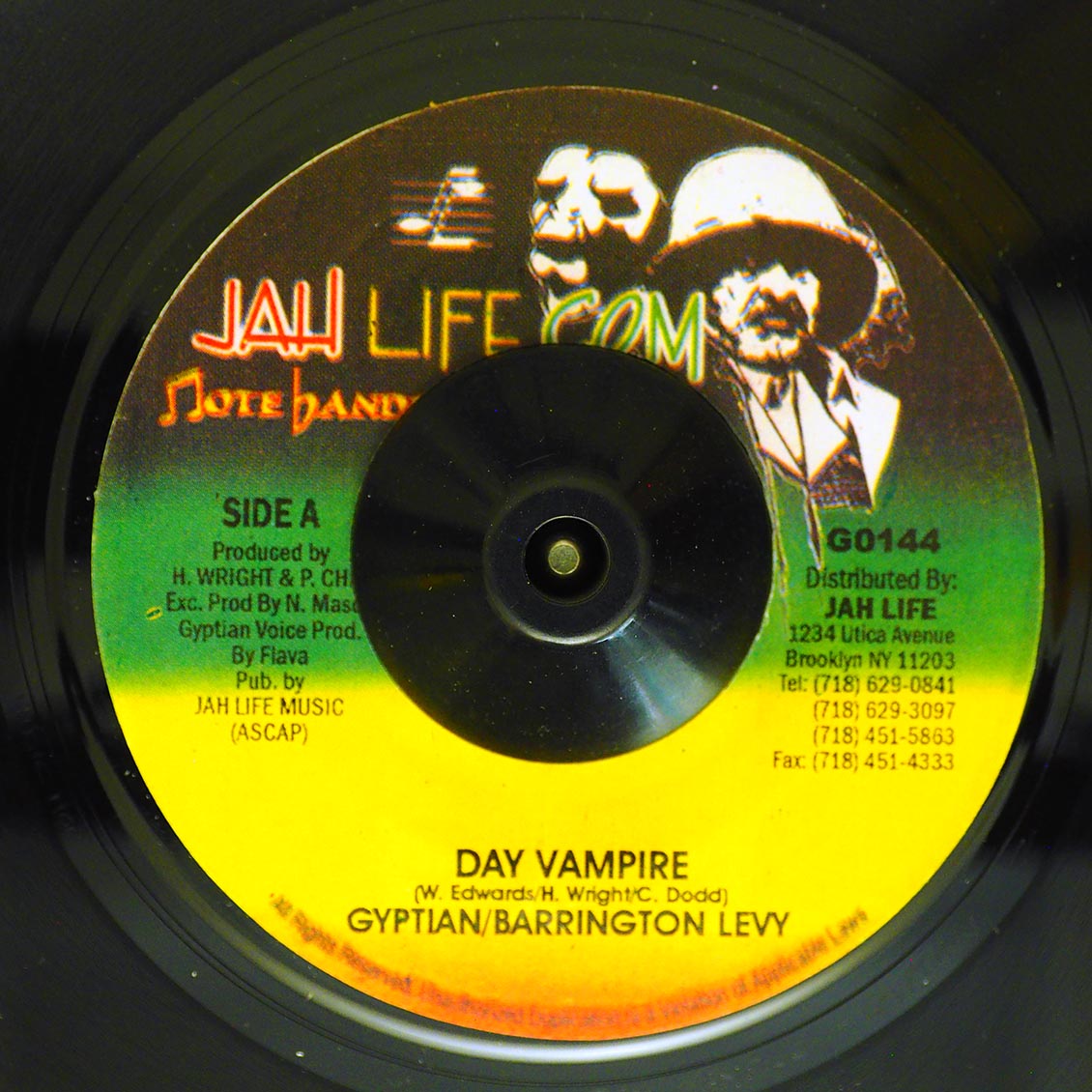 Gyptian, Barrington Levy - Day Vampire  /  Major 1, Sluggy - Return Again (rhythm: "Murderer / Hot Milk") - 7"