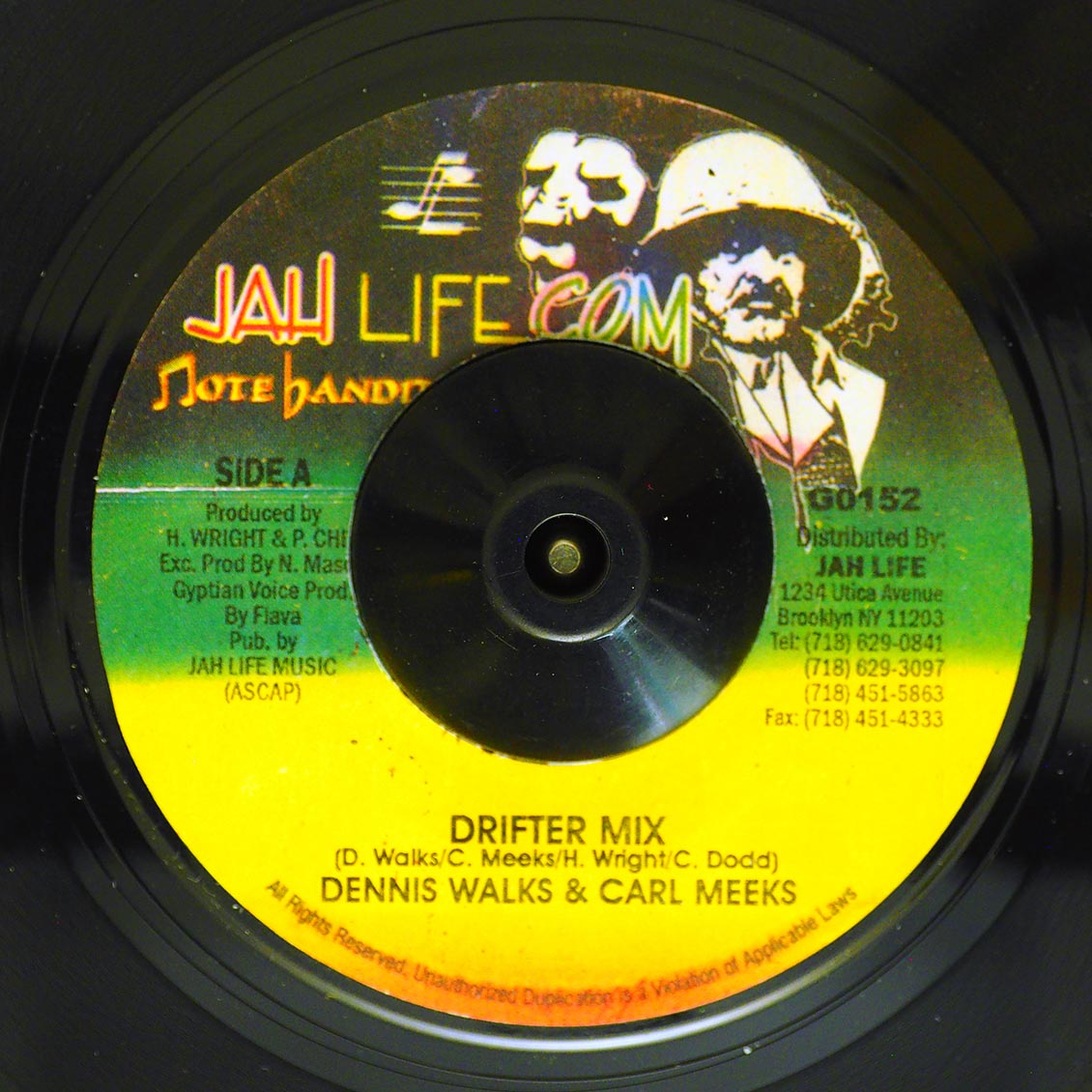 Dennis Walks, Carl Meeks - Drifter Mix  /  JD Smoothe, Barrington Levy - Strictly The Best Vampire (rhythm: "Murderer / Hot Milk") - 7"