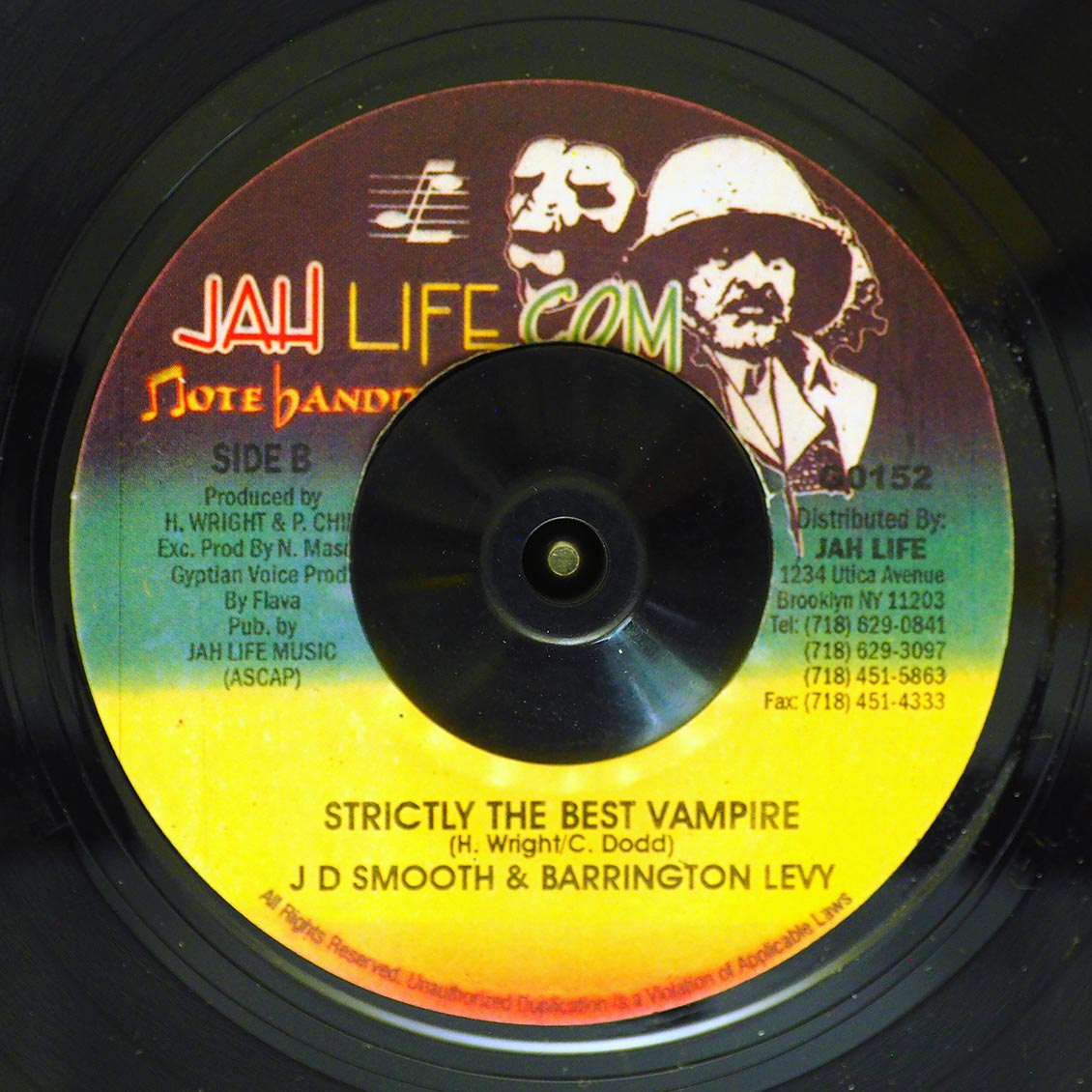 Dennis Walks, Carl Meeks - Drifter Mix  /  JD Smoothe, Barrington Levy - Strictly The Best Vampire (rhythm: "Murderer / Hot Milk") - 7", 7"