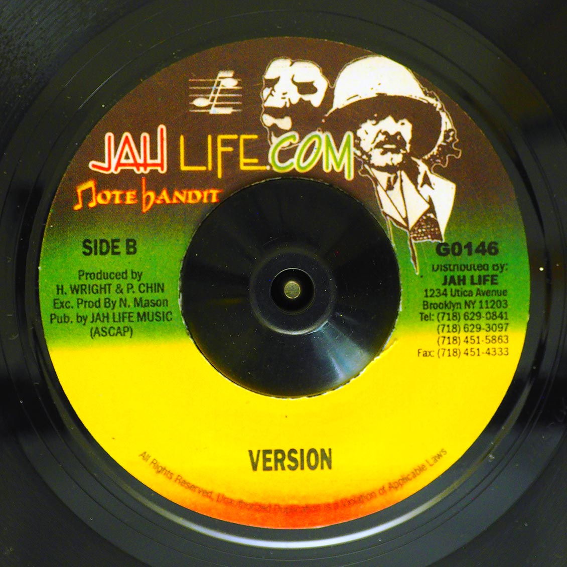 Jr. Reid, Barrington Levy - Big Foot Police  /  Version (rhythm: "Murderer / Hot Milk") - 7", 7"