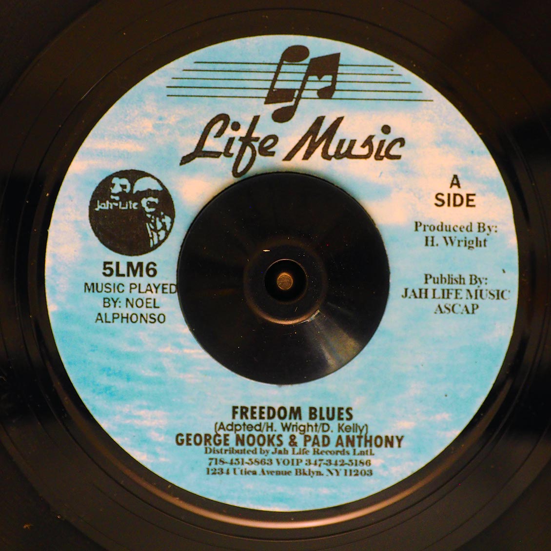 George Nooks, Pad Anthony - Freedom Blues  /  Mix Up Version (rhythm: "Riding West") - 7"