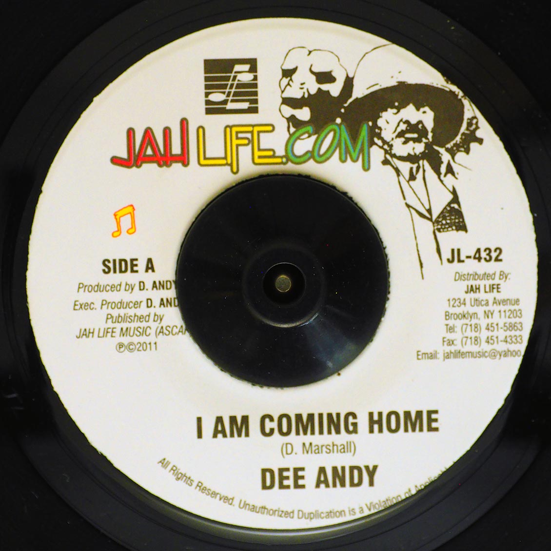 Dee Andy - I Am Coming Home  /  Dee Andy - War - 7"