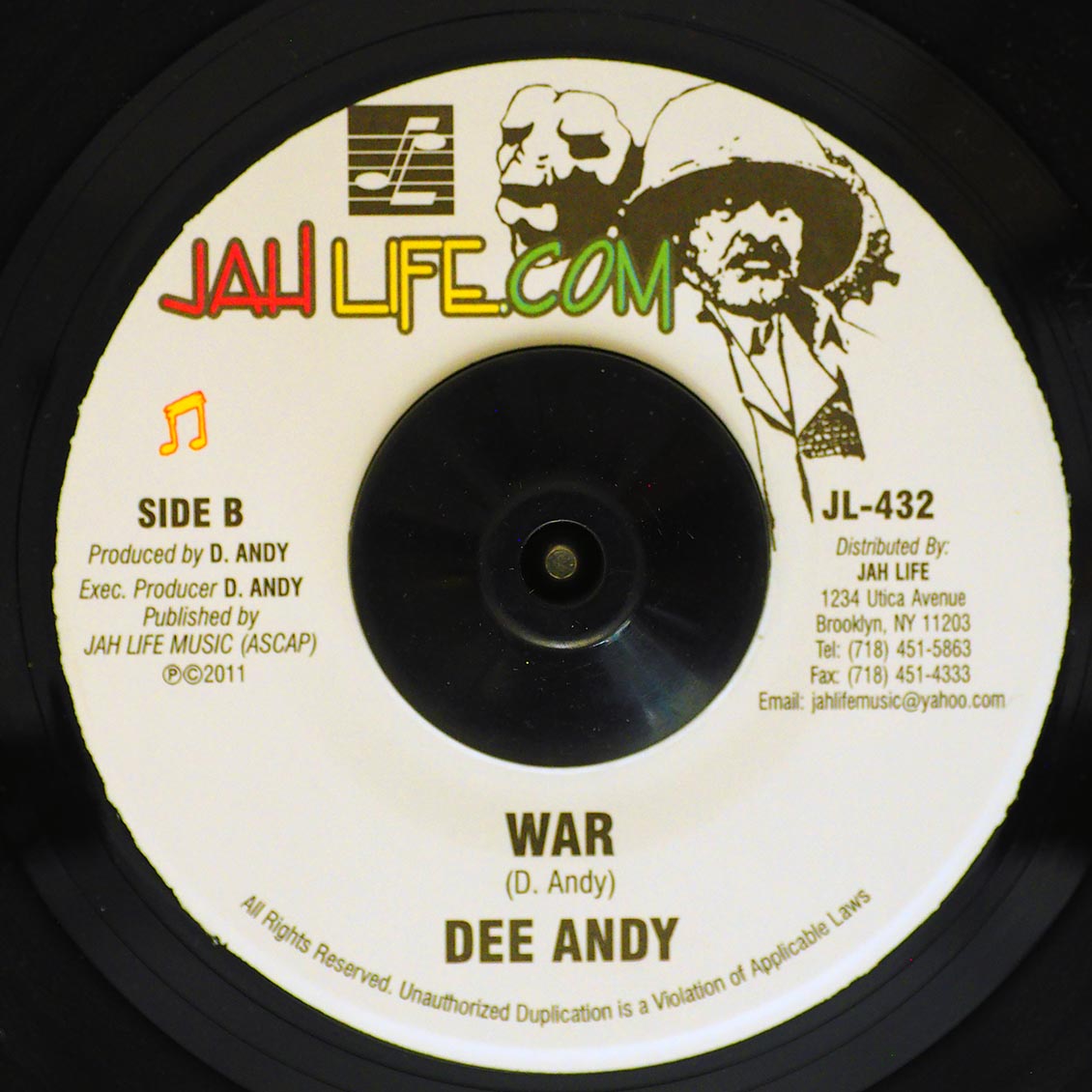 Dee Andy - I Am Coming Home  /  Dee Andy - War - 7", 7"