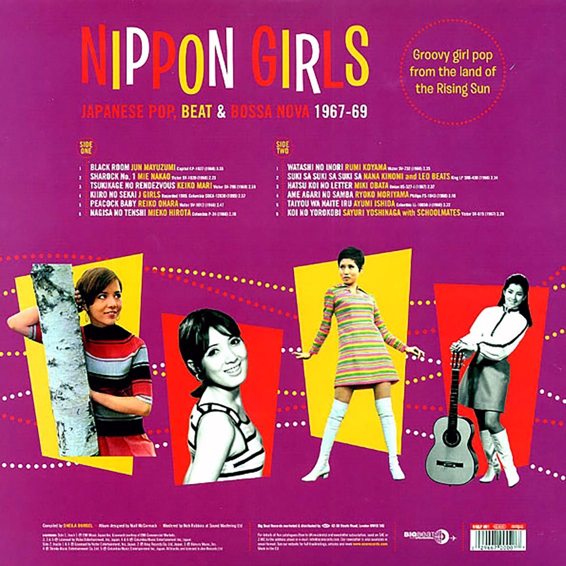 Keiko Mari, Rumi Koyama, J Girls, Jun Mazuyumi, Etc. - Nippon Girls: Japanese Pop, Beat & Bossa Nova 1966-1969 (180g) - Vinyl LP, LP