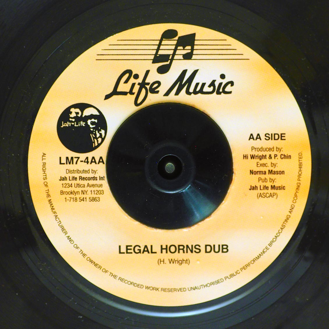 Selessiphy - If Yu Did Hear  /  Legal Horns Dub (rhythm: "Legalise It") - 7", 7"