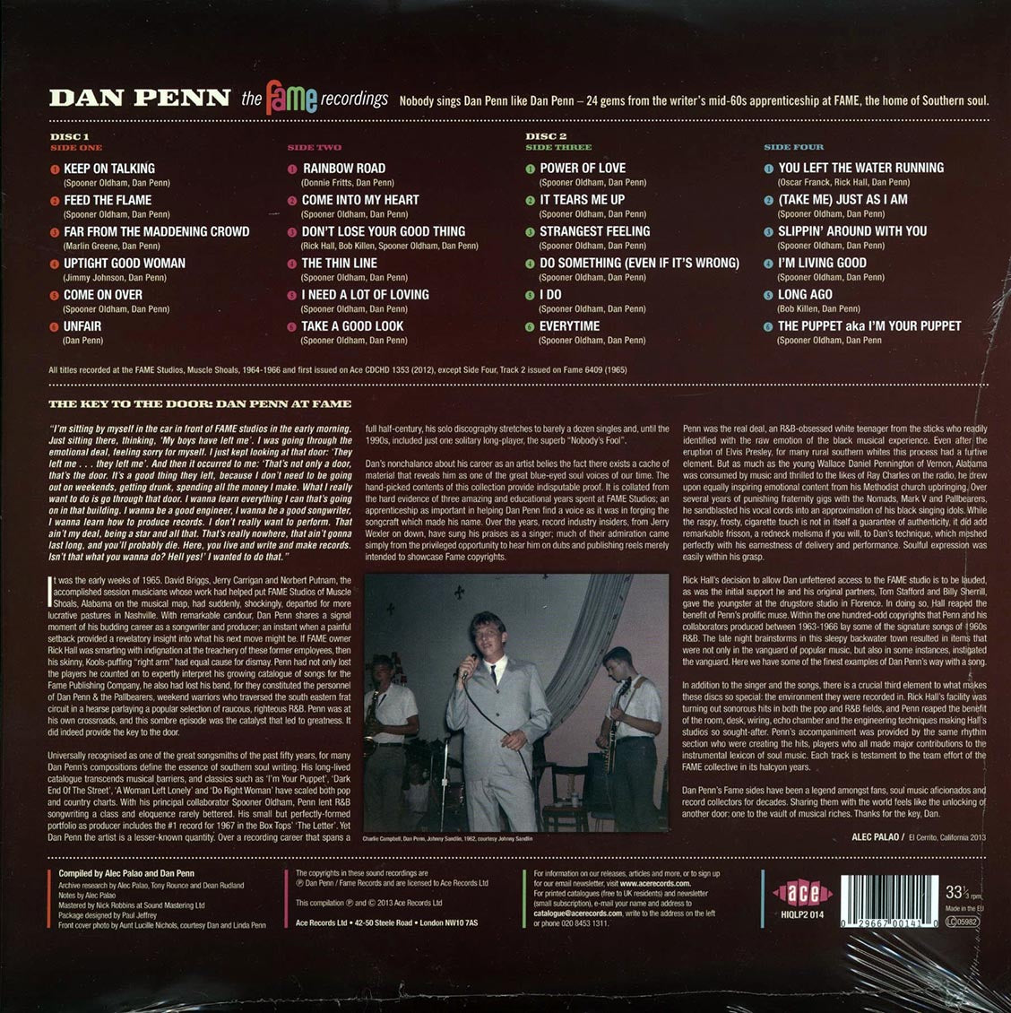 Dan Penn - The Fame Recordings (2xLP) (180g) (colored vinyl) - Vinyl LP, LP