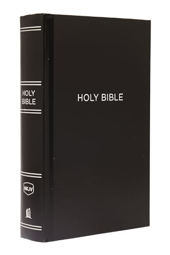 NKJV, Pew Bible, Large Print, Hardcover, Black, Red Letter Edition by Thomas Nelson