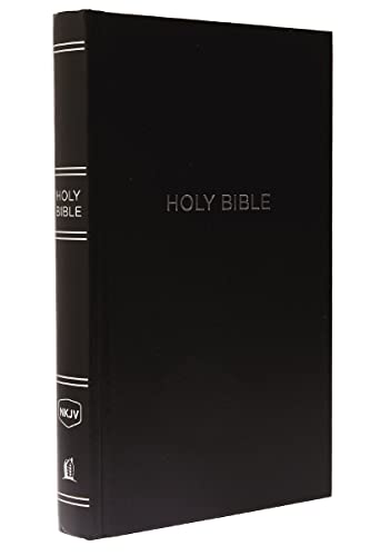 NKJV, Pew Bible, Hardcover, Black, Red Letter Edition -- Thomas Nelson - Bible