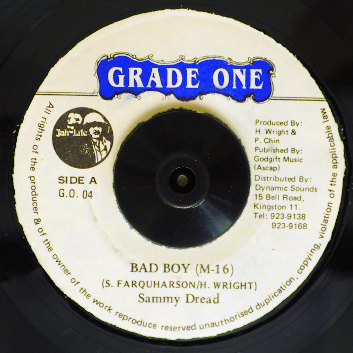 Sammy Dread - Bad Boy (M-16)  /  Version - 7"