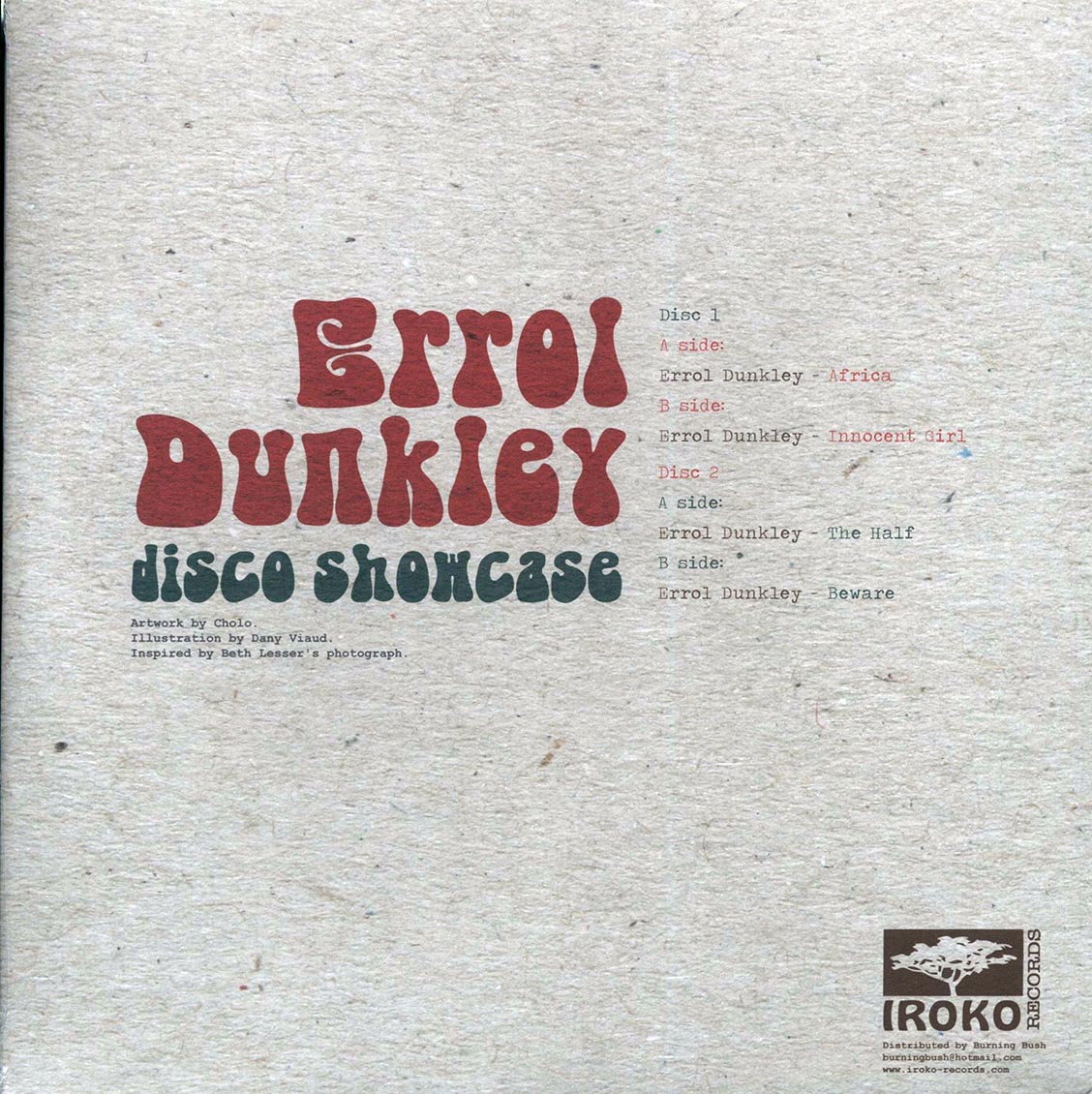 Errol Dunkley - Disco Showcase (2xLP) - Vinyl LP, LP