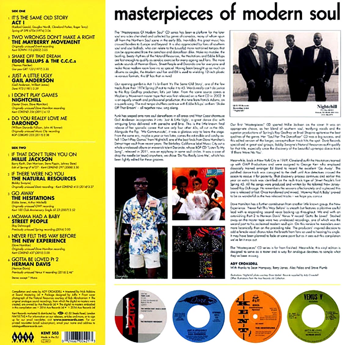 Darondo, Millie Jackson, Act I, The Mayberry Movement, Etc. - Masterpieces Of Modern Soul - Vinyl LP, LP