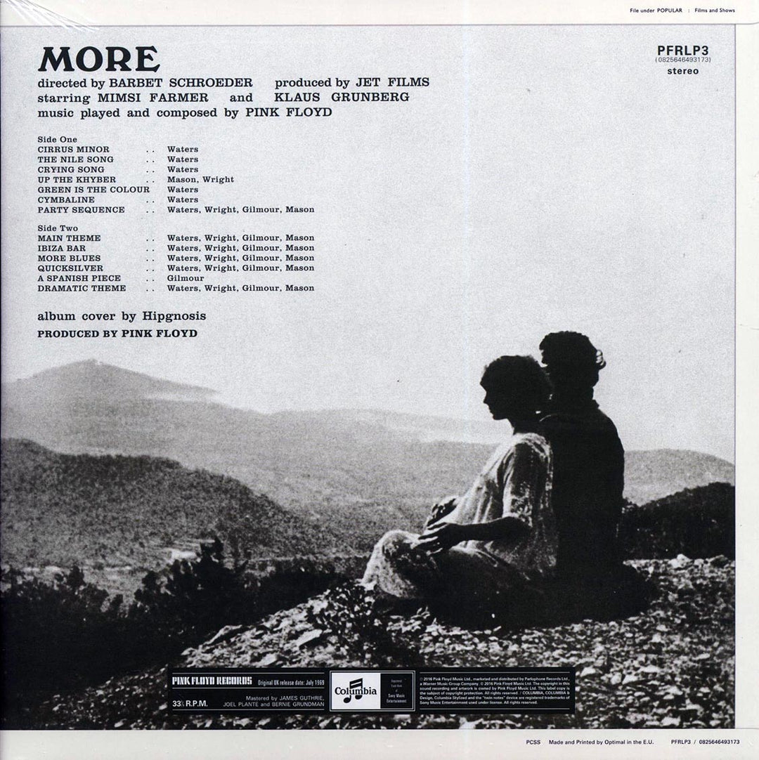 Pink Floyd - More Original Soundtrack (180g) - Vinyl LP, LP