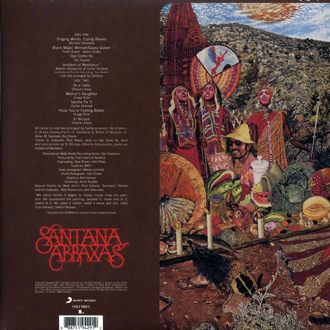 Santana - Abraxas (180g) - Vinyl LP, LP