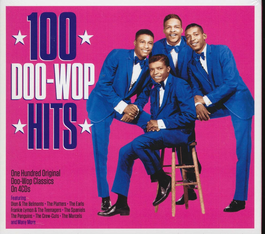 Dion & The Belmonts, The Platters, Frankie Lymon, The Tempos, Etc. - 100 Doo-Wop Hits (100 tracks) (4xCD) (deluxe 4-fold digipak) - CD