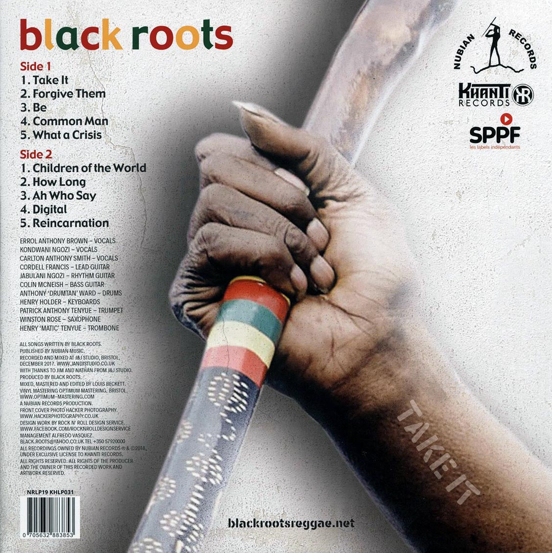 Black Roots - Take It - Vinyl LP, LP