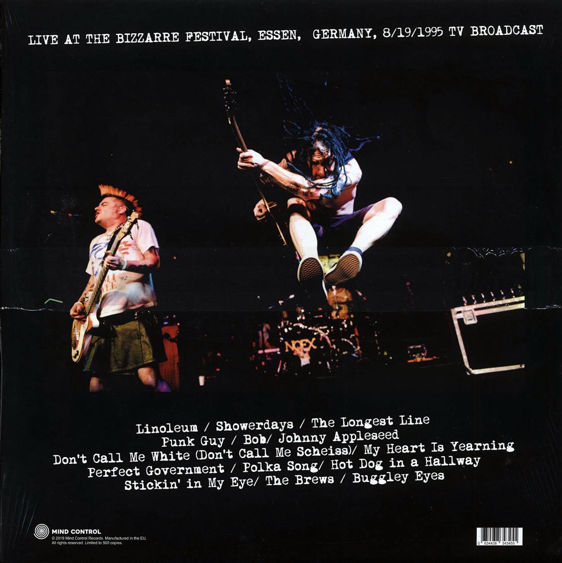 NOFX - American Drugs & German Beers: Live At The Bizzarre Festival, Essen, Germany, 8/19/1995 TV Broadcast - Vinyl LP, LP