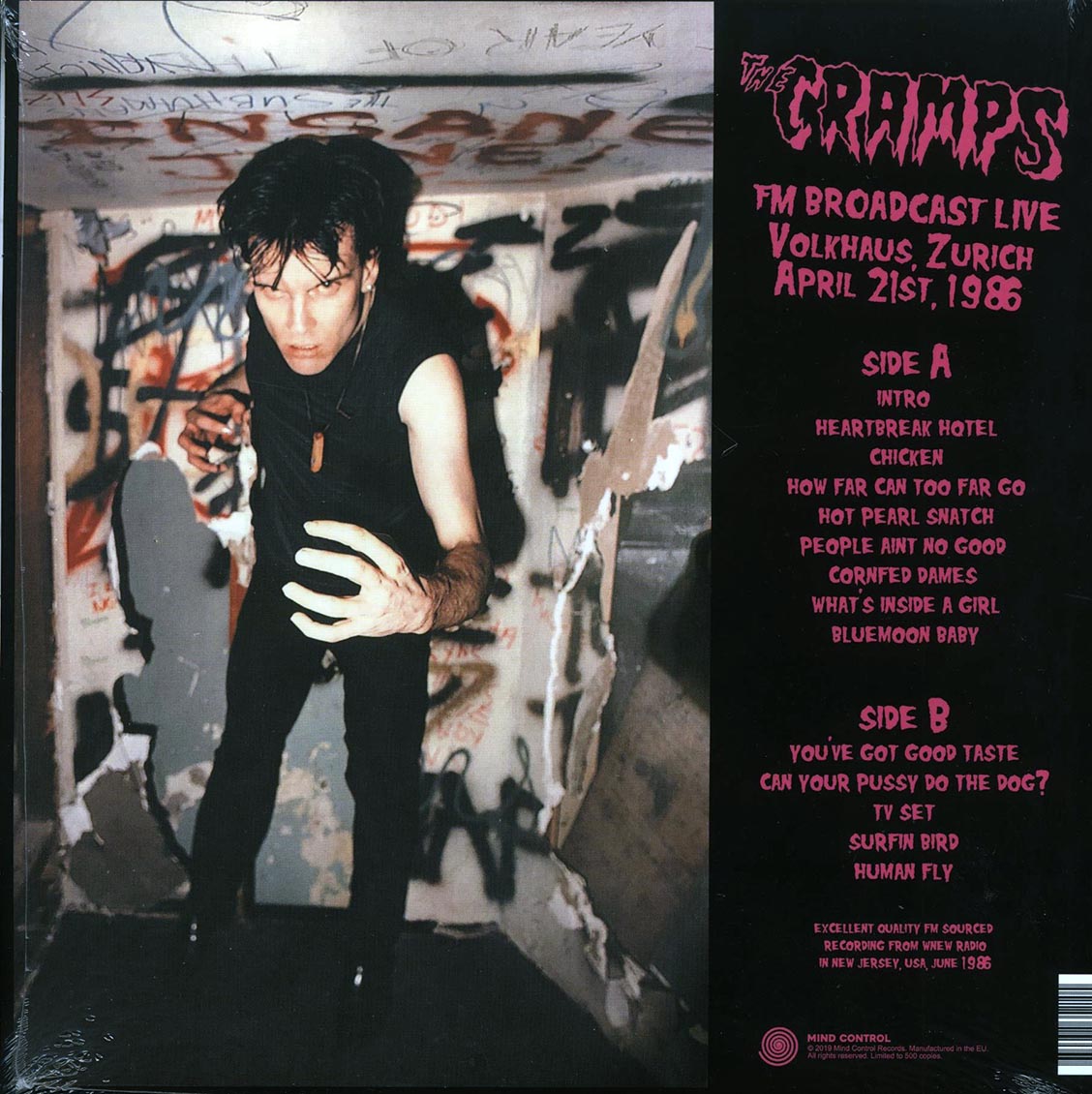 The Cramps - Hot Pearl Radio Broadcast: TV Broadcast Live Volkhaus, Zurich April 21st, 1986 - Vinyl LP, LP