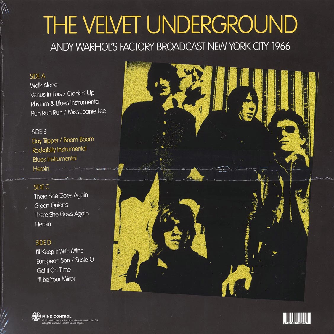 The Velvet Underground - Andy Warhol's Factory Broadcast: New York City 1966 - Vinyl LP, LP