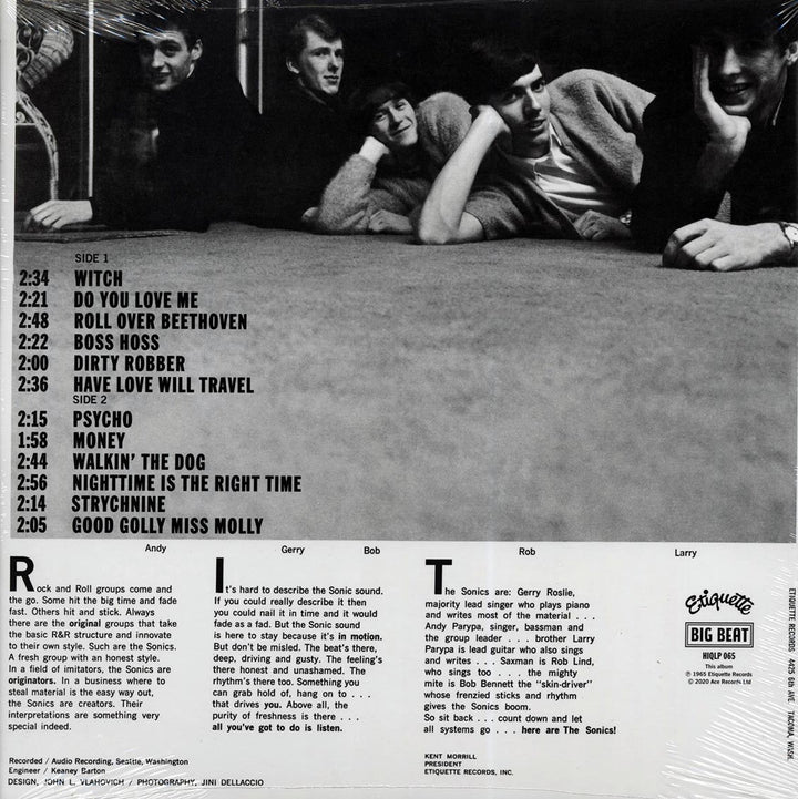 The Sonics - Here Are The Sonics (180g) - Vinyl LP - LP