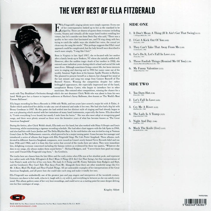 Ella Fitzgerald - The Very Best Of Ella Fitzgerald (180g) (colored vinyl) - Vinyl LP, LP