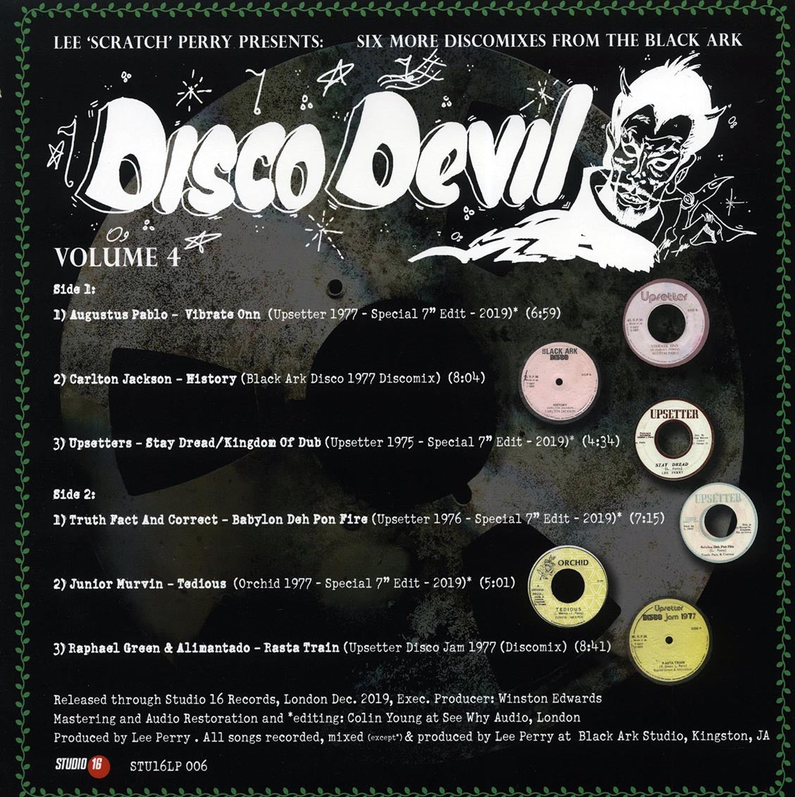 Lee Perry - Disco Devil Volume 4: Six More Classic Discomixes From The Black Ark Studio 1977-79 - Vinyl LP, LP