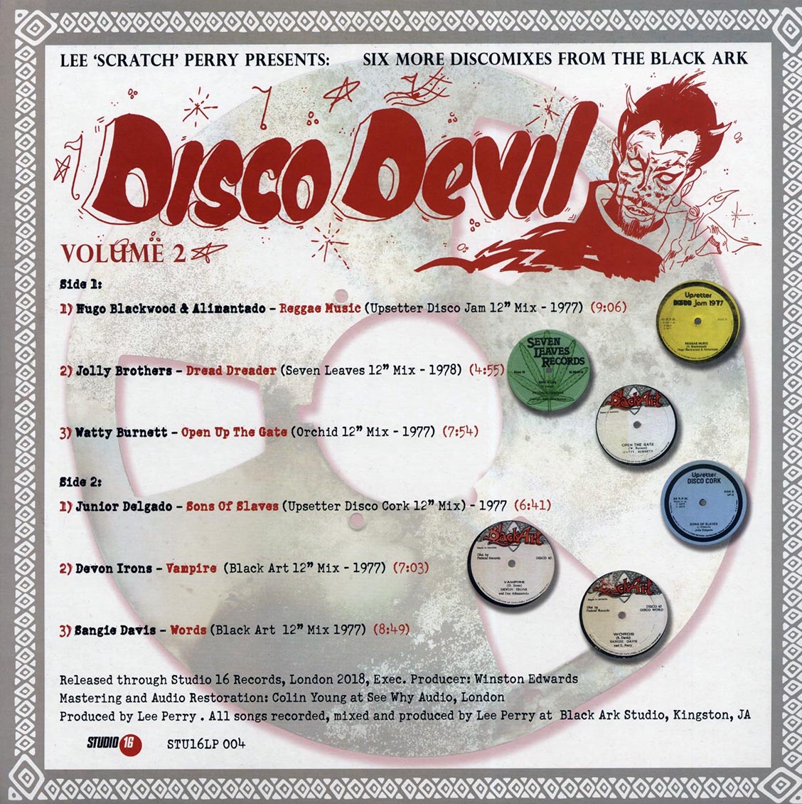 Lee Perry - Disco Devil Volume 2: Six More Classic Discomixes From The Black Ark Studio 1977-78 - Vinyl LP, LP