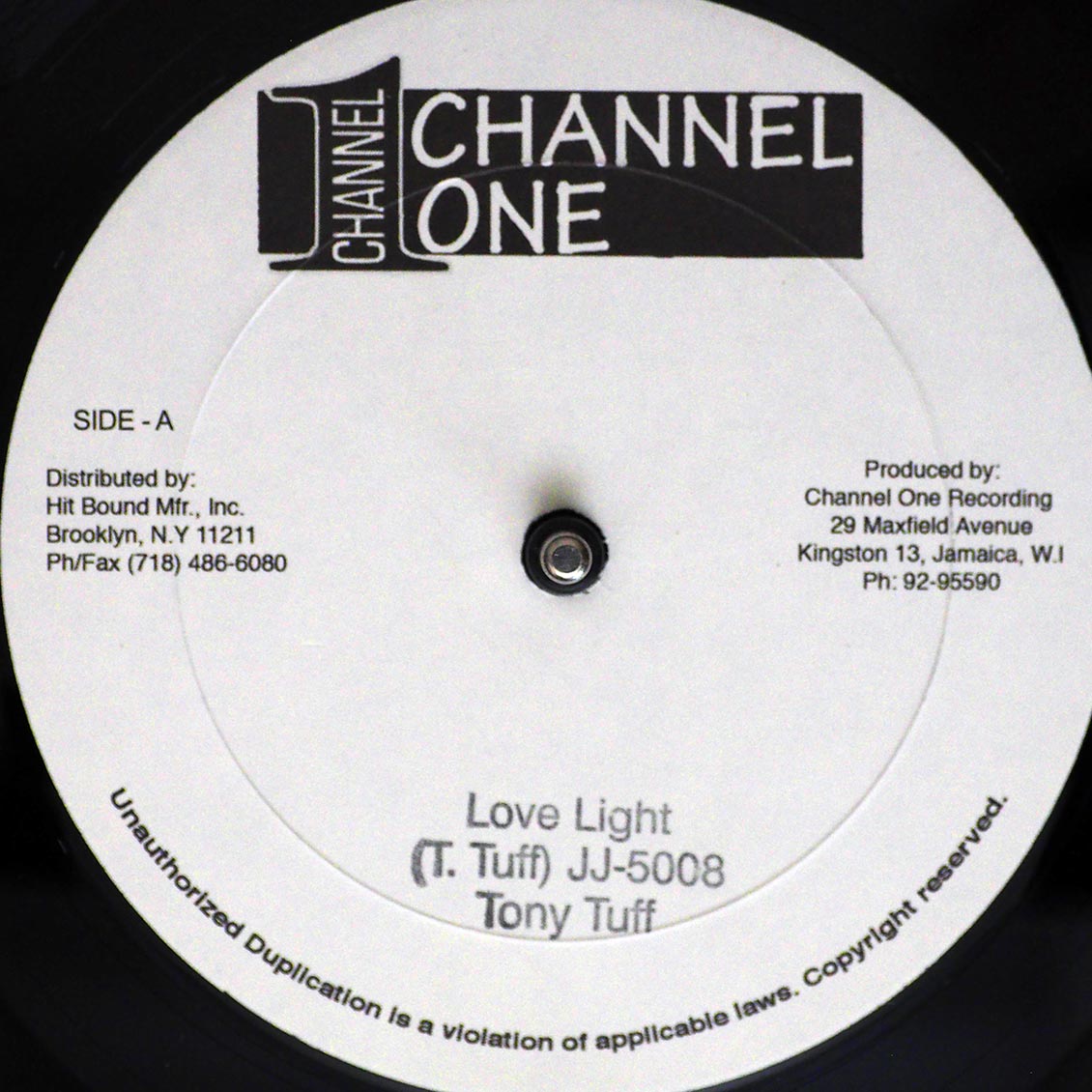 Tony Tuff - Love Light Shining  /  Version - 12"