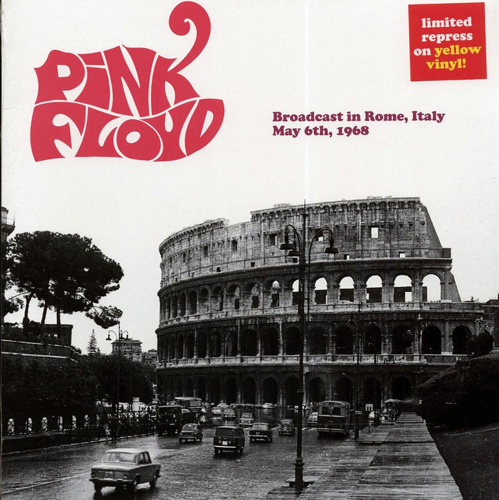 Pink Floyd - Broadcast In Rome, Italy, May 6th, 1968 (ltd. 500 copies made) (yellow vinyl) - Vinyl LP
