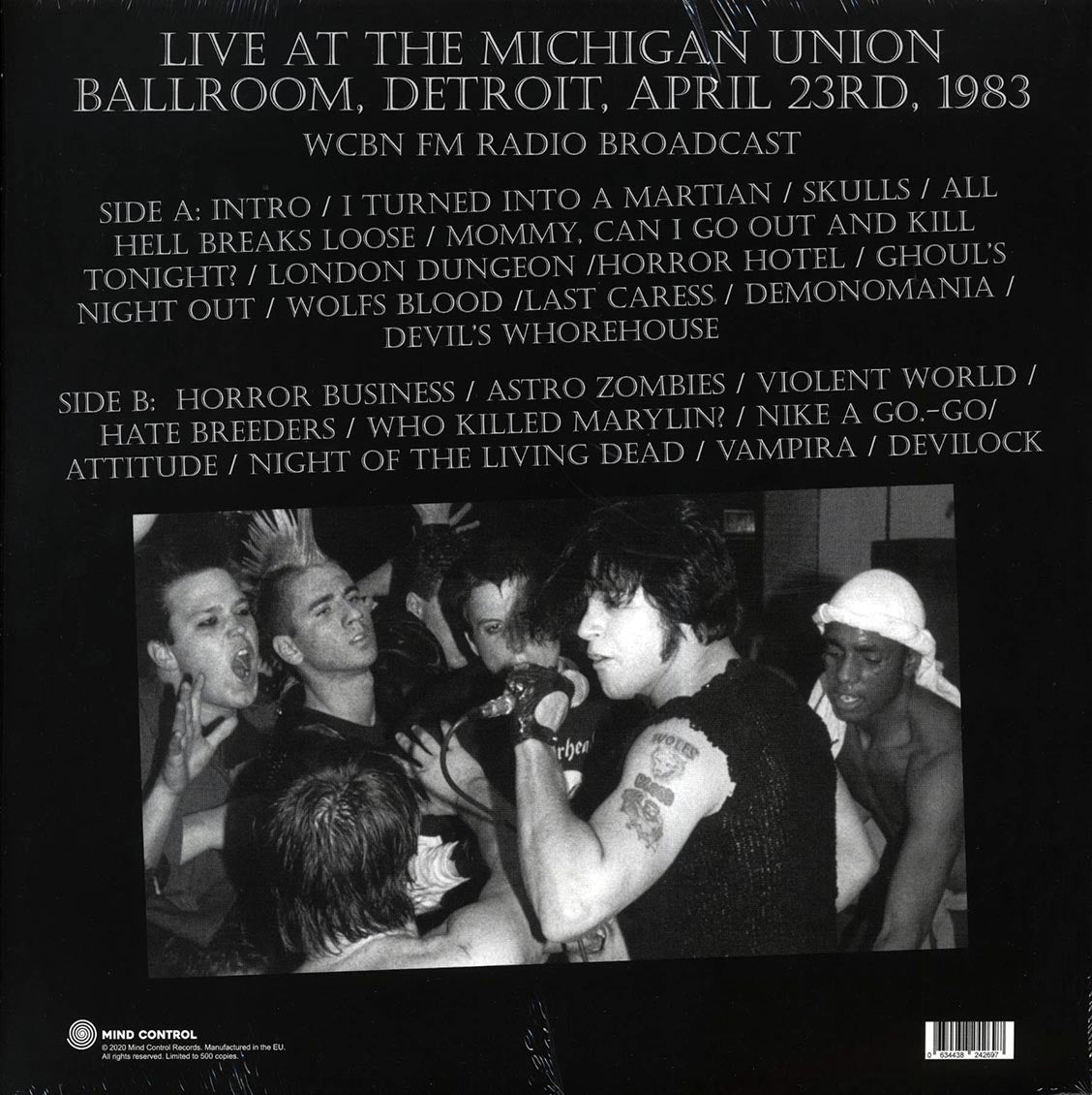 Misfits - Walk Among You: Live At Michigan Union Ballroom, Detroit, 1983 WCBN FMRadio Broadcast (ltd. 500 copies made) - Vinyl LP, LP
