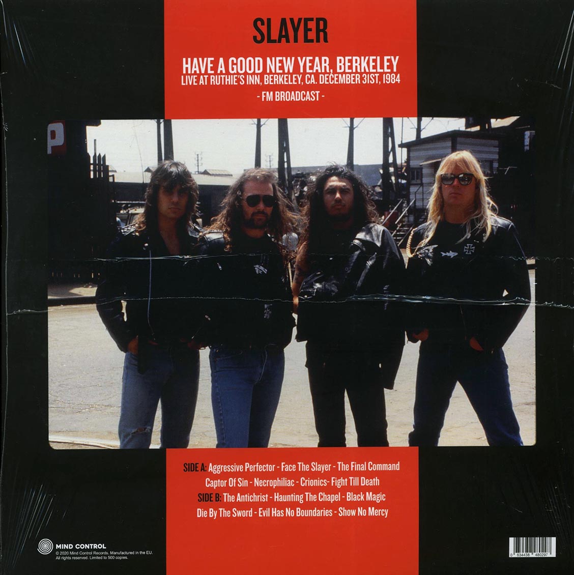 Slayer - Have A Good New Year, Berkeley: Live At Ruthie's Inn, Berkeley, CA December 31st, 1984 (ltd. 500 copies made) - Vinyl LP, LP