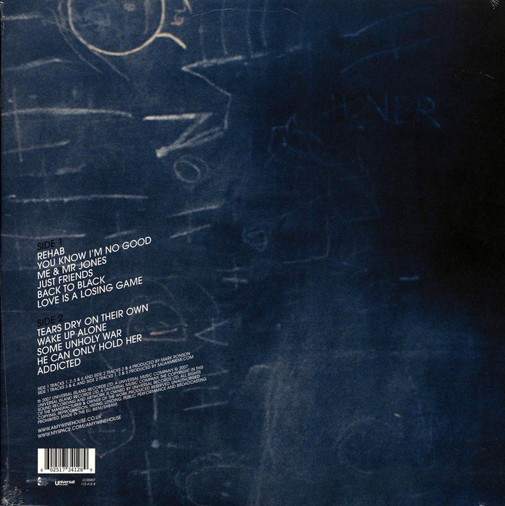 Amy Winehouse - Back To Black (180g) - Vinyl LP - LP
