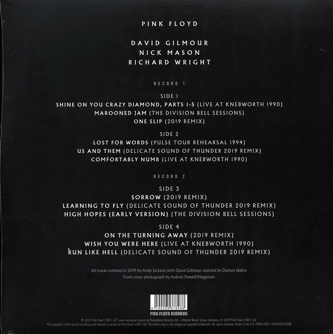 Pink Floyd - The Later Years 1987-2019 (2xLP) (180g) - Vinyl LP - LP