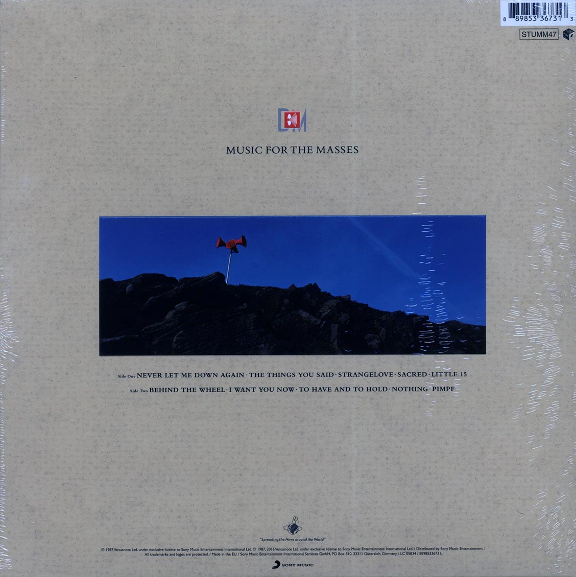 Depeche Mode - Music For The Masses (remastered) - Vinyl LP, LP