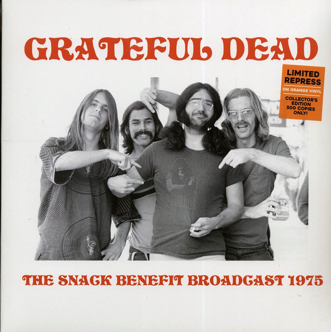 Grateful Dead - The Snack Benefit Broadcast 1975 (ltd. 500 copies made) (orange vinyl) - Vinyl LP