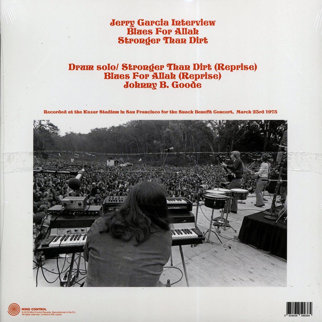 Grateful Dead - The Snack Benefit Broadcast 1975 (ltd. 500 copies made) (orange vinyl) - Vinyl LP, LP