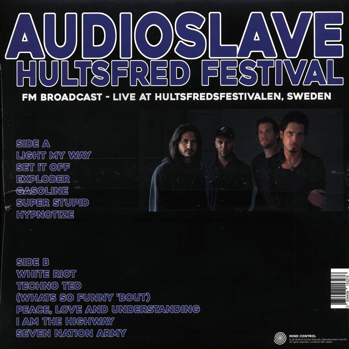 Audioslave - Hultsfred Festival: FM Broadcast Live At Hultsfredfestivalen, Sweden (ltd. 500 copies made) - Vinyl LP, LP