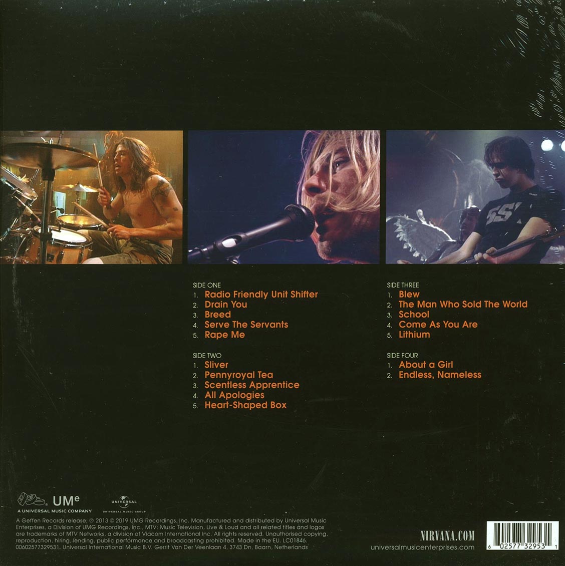 Nirvana - Live And Loud (2xLP) (180g) - Vinyl LP, LP