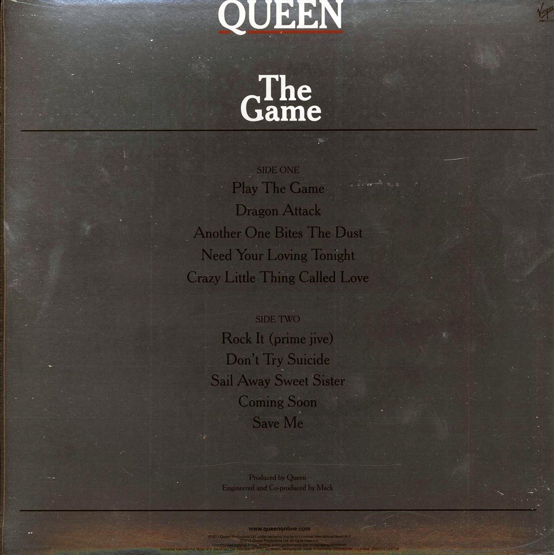 Queen - The Game (180g) (remastered) (audiophile) - Vinyl LP, LP