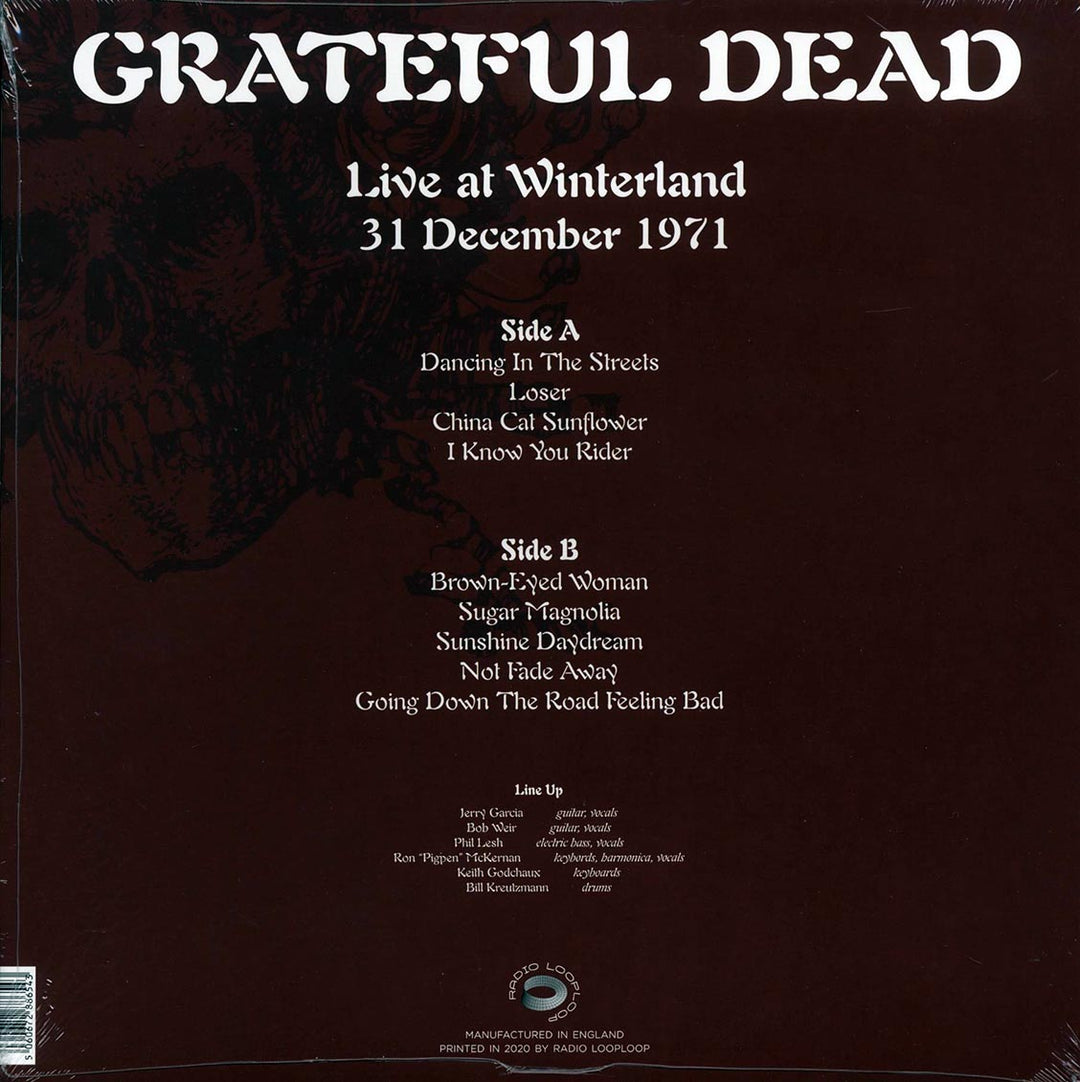 Grateful Dead - Live At Winterland 31 December 1971 - Vinyl LP - LP