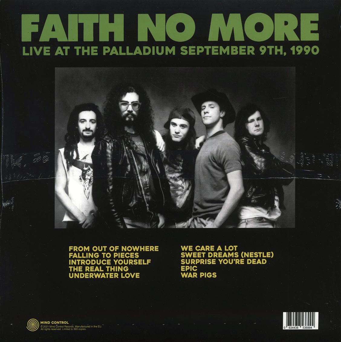 Faith No More - Obsession Rules Me: Live In Los Angeles September 1990 (ltd. 500 copies made) - Vinyl LP, LP