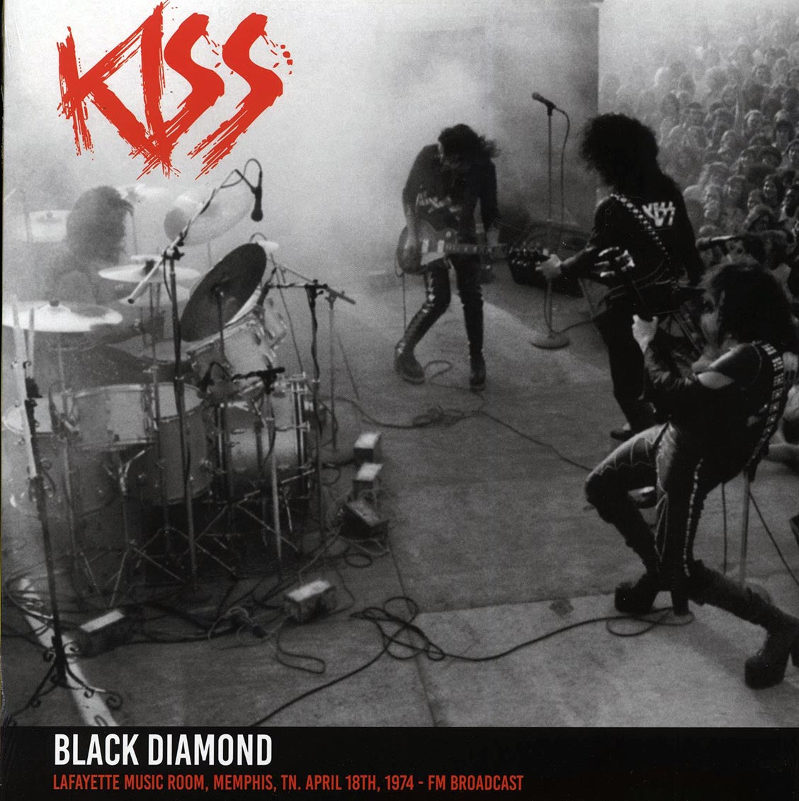 Kiss - Black Diamond: Lafayette Music Room, Memphis, TN, April 18th, 1974 FM Broadcast (ltd. 500 copies made) - Vinyl LP