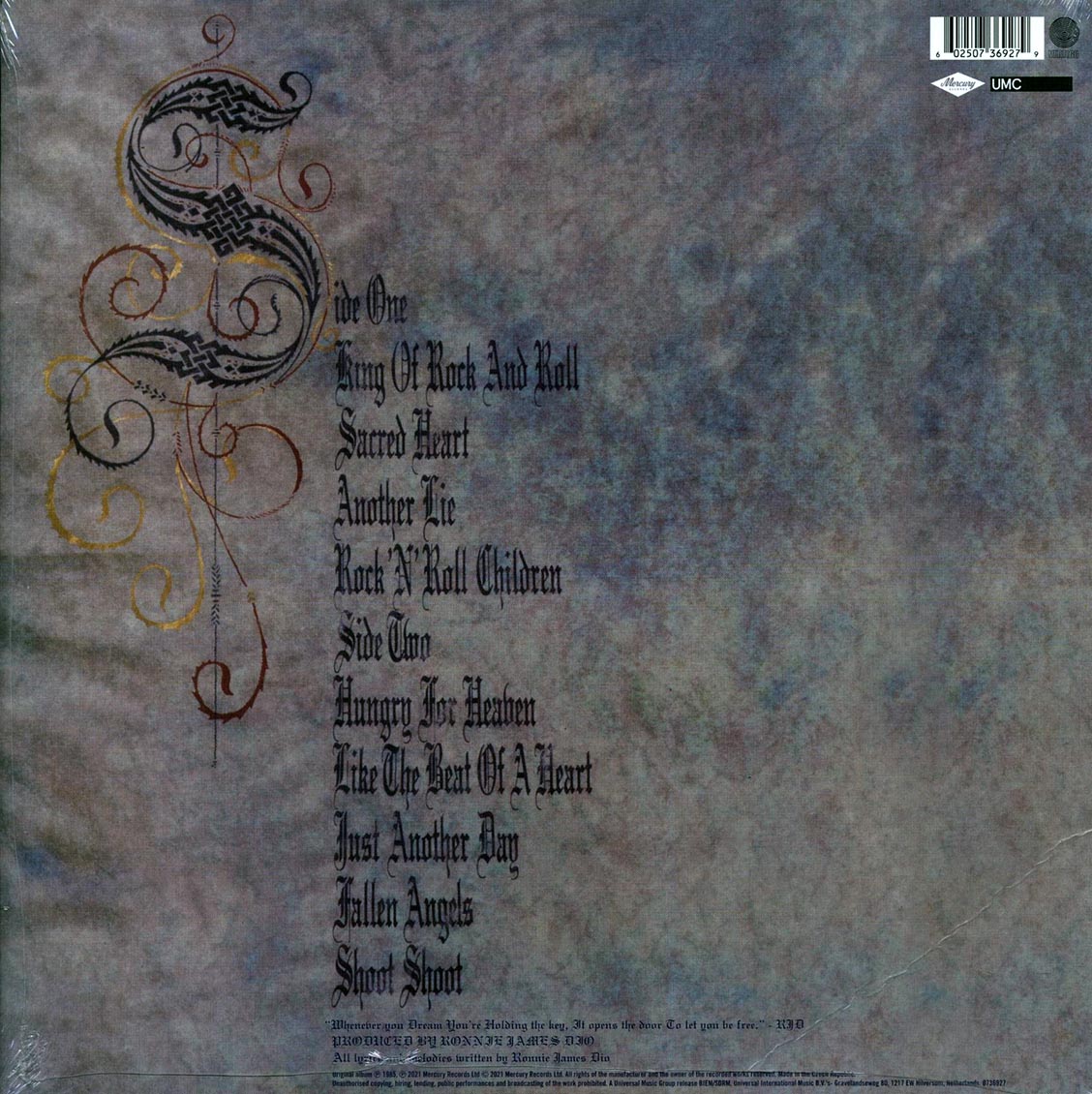 Dio - Sacred Heart (180g) (remastered) - Vinyl LP, LP